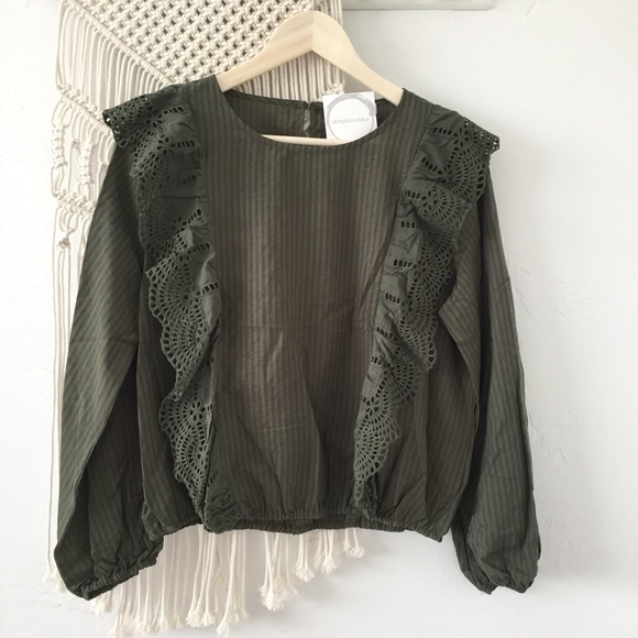 NWT Olive Green Long Sleeve - Picture 3 of 5